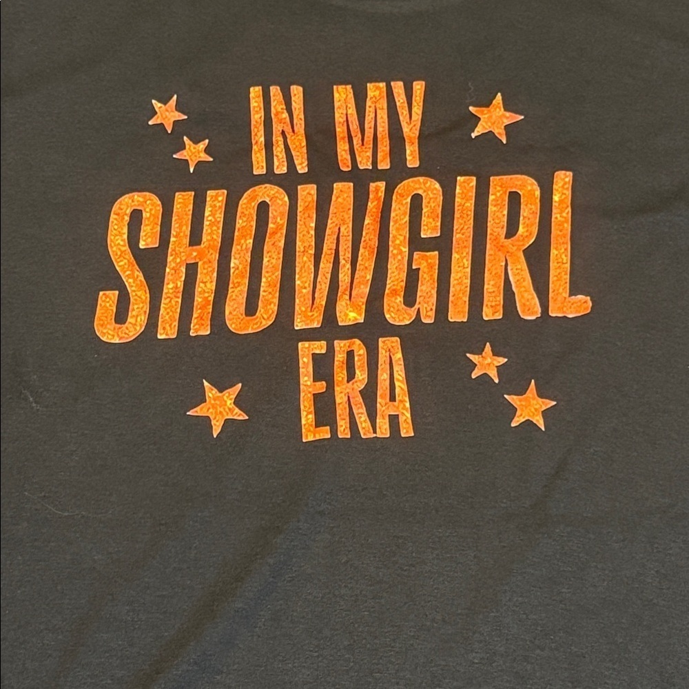 NWOT! 2XL Taylor Swift - Showgirl Era Black Graphic T-Shirt - Picture 5 of 8